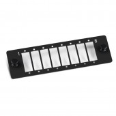 Адаптерная панель на 8 SC duplex, цвет черный