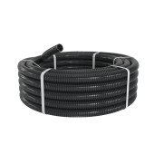 Труба ПА 6 гофр., HF, DN48мм, RoHS, HB, Dвн 47,4 мм, Dнар 54,5 мм, цвет чёрный, без протяжки