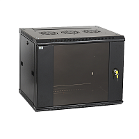 ITK Шкаф LINEA W 12U 600x450 мм дверь стекло, RAL9005
