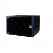 Шкаф настен. 19", 4U 600х450, дв. стек, чер.