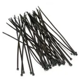 Стяжка нейлоновая неоткрывающаяся, безгалогенная (halogen free), 150x3.6 мм, полиамид 6.6, -40°C - +85°C, черная (100 шт)