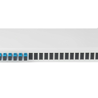 Оптический кросс NIKOMAX 19" Essential Line, 1U, укомплектованный на 8 портов SC/UPC (8 одинарных SC/UPC адаптеров), SM 9/125 OS2, стальной, серый, в 