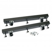 Основание для стоек ORK2A глубиной 1250 мм, для установки стойки на ножки и ролики (ножки и ролики в комплекте), цвет черный (RAL 9005)