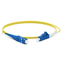 Патч-корд волоконно-оптический (шнур) SM 9/125 (OS2), LC/UPC-SC/UPC, 2.0 мм, simplex, LSZH, 1 м