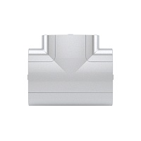 Тройник 90х50 мм, цвет серый металлик