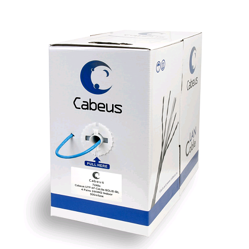 UTP-4P-Cat.5e-SOLID-BL