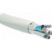 Кабель витая пара, экранированная F/UTP, категория 5, 24 пары (4 пары (24 AWG)х6), одножильный (solid), каждый 4х парник: экран - фольга и L