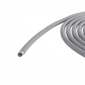 Металлорукав DN 26мм в гладкой ПВХ изоляции, Dвн 26,5 мм, Dнар 34,0, IP66, L=25м, цвет серый