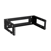 Рама настенная регулируемая 300-500мм 3U черная