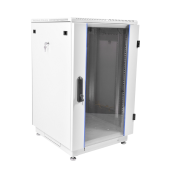 Шкаф телекоммуникационный напольный 18U (600х600) дверь стекло