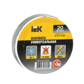 Изолента 0,13х15 мм черная 20 метров ИЭК