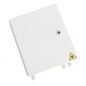 Оптический бокс (кросс) IP 55 настенный, одна дверь, замок, до 16 портов