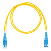Шнур оптический коммутационный (патч-корд), SC-SC, дуплекс (duplex) OS2, нг(А)-HF, желтый, 10 м