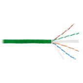 Кабель NIKOMAX U/UTP 4 пары, Кат.6 (Класс E), тест по ISO/IEC, 250МГц, одножильный, BC (чистая медь), 23AWG (0,55мм), полимерный материал нг(А)-HF, вн