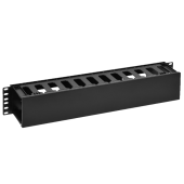 ITK by ZPAS Органайзер пласт. с крышкой 19" 2U 12 сл. черн.