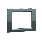 Рамка универсальная на 2 модуля, цвет чёрный