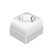 Розетка 2к+З, белая