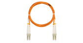 Шнур NIKOMAX волоконно-оптический, соединительный, многомодовый 50/125мкм, стандарта ОМ2, LC/UPC-LC/UPC, двойной, LSZH нг(A)-HFLTx, 2мм, оранжевый, 2м