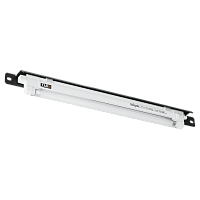 Блок освещения NIKOMAX, 19", 1U, Г35мм, черный