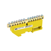 Шина PE "земля" на DIN-изол ШНИ-6х9-14-Д-Ж IEK