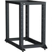 ITK LINEA F Стойка 2-рамная 42U 600х600-1000мм черная