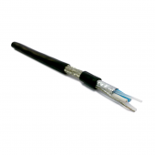 Кабель интерфейса RS-485, 1x2x22 AWG (0.76 мм/7х0.254 мм), многопроволочные жилы (patch), SF/UTP, 120 Ом, морозостойкий, внутренний/внешний, PVC (UV)