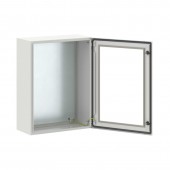 Корпус навесной STE с М/П с прозрачной дверью ВхШхГ 800x600x300 мм