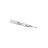 Кабель коаксиальный SAT703N, 75 Ом, жила - 17 AWG (1.13 mm, медь,solid), экран - фольга+оплетка (луженая медь, 45%), внешний диаметр 6.6мм, изоляция P