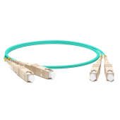 Патч-корд волоконно-оптический (шнур) MM 50/125(OM4), SC-SC, duplex, 10G/40G, LSZH,