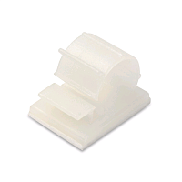 Самоклеящаяся площадка для кабеля с рег. заж. 21.5x17мм, диам. 9-13мм (100 шт)