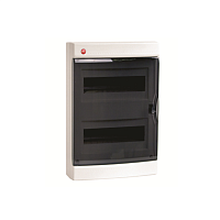 Щиток настен.с дверц.24мод.,IP41,бел.,с усил клем.блок.2х87308