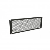 Фальш-панель перфорированная на 3U, цвет черный (RAL 9005)