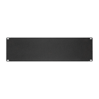 Заглушка TLK, 19", 3U, черная