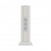 Алюминиевая колонна 0,5 м, цвет светло-серебристый металлик