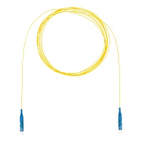 Шнур оптический монтажный (пигтейл), LC-LC, OS2, нг(А)-HF, желтый, 3,0 м