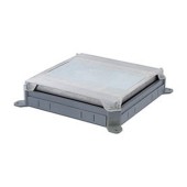 Металлическая коробка с фиксаторами ZEO-B1 под заливку для люка Е2 (20913.23)
