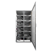 Батарейная емкость 75Ач в кабинете 1300 мм (744В)