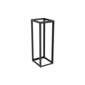 Стойка телекоммуникационная двухрамная открытая СТ-38U-800-2М-Э-Ч черная 9005