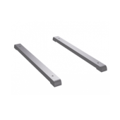 Профиль для установки роликов 600 2шт RAL9005