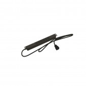 Блок розеток для 19" шкафов, горизонтальный, 6 розеток IEC320 C13, защита от перенапряжения с индикатором, кабель питания 2,5м (3х1,0мм2) с вилкой IEC