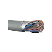 ITK Витая пара U/UTP кат.5E 25 пар 25х2х24AWG solid LSZH нг(А)-HF серый (500м)