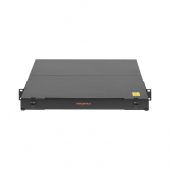 Оптический кросс 19" MTP/MPO, кассетный, 12 слотов под кассетные модули CT, выдвижной, черный