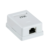 ITK Настенная инф. розетка RJ45 кат. 5E FTP 1-порт