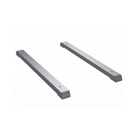 Профиль для установки роликов 1000 2шт RAL9005