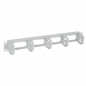 ITK Кабельный органайзер 19" 1U, 5 колец, серый