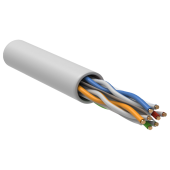 ITK Витая пара U/UTP кат.6 4х2х23AWG LSLTx белый (305м)