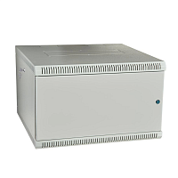 Шкаф телекоммуникационный настенный разборный со съемными боковыми стенками 19”,12U(600x650), ШТ-НСрМ-12U-600-650-М дверь металл ССД