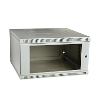 Шкаф телекоммуникационный настенный сварной 19”,12U(600x600), ШТ-НСс-12U-600-600-С дверь стекло ССД