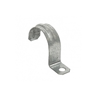 Скоба металлическая однолапковая d31-32 мм (10 шт) EKF PROxima