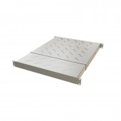 Полка c 19'' креплением, раздвижная, 1U, с регулируемой глубиной установки от 650 мм до 1100 мм, нагрузка до 220 кг, для установки в шкафы глубиной 80